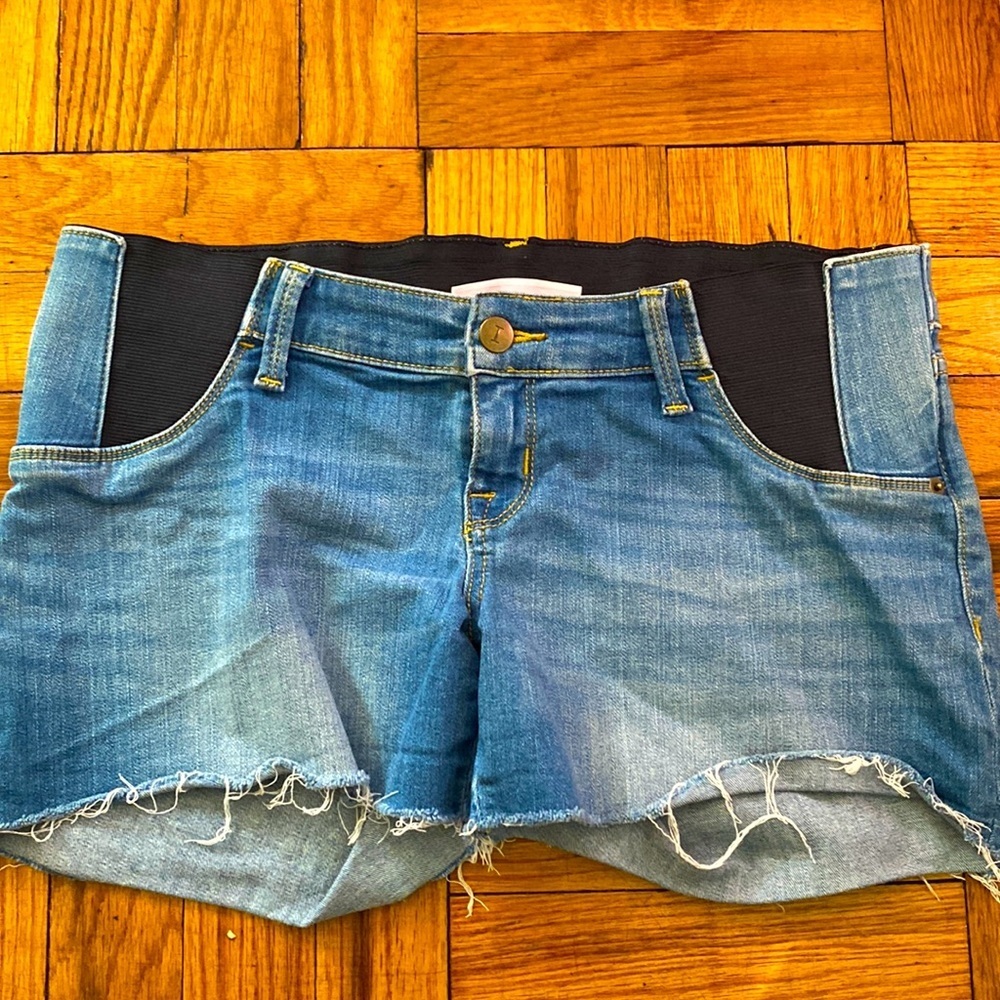 Isabel maternity midi shorts size: 2